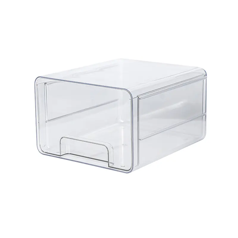 Refrigerator Organizer Bins with Pull-out Drawer-01