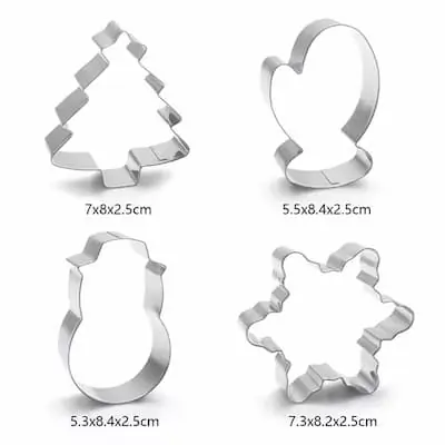 4PCS Christmas Cookie Cutters Wholesale Supplier – OEM & Custom Available