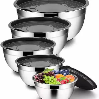 Proveedor mayorista de 5 piezas de tazones negros mixtos: OEM y personalización disponibles