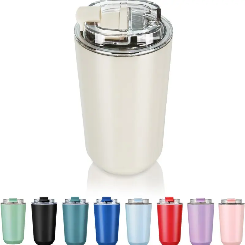 Taza de café reutilizable con doble pared a prueba de fugas