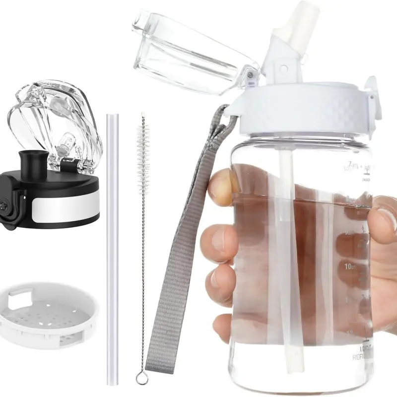 Leak-Proof Durable Tritan Plastic Water Bottles