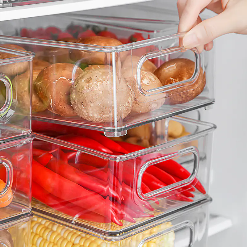 Medium food container-3-2025021711334167 Clear Refrigerator Organizer Bins-02