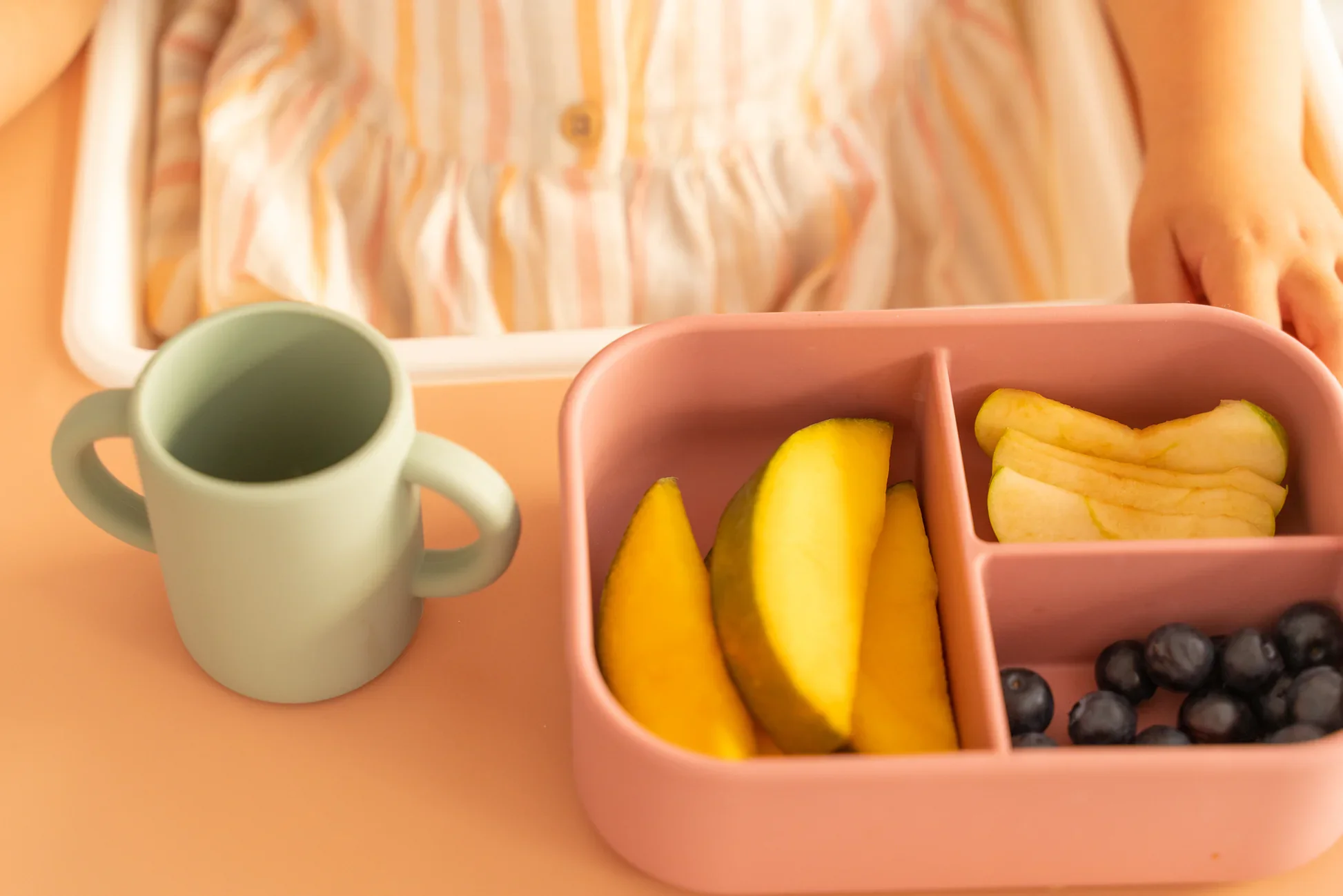 Силиконовая коробка для бенто