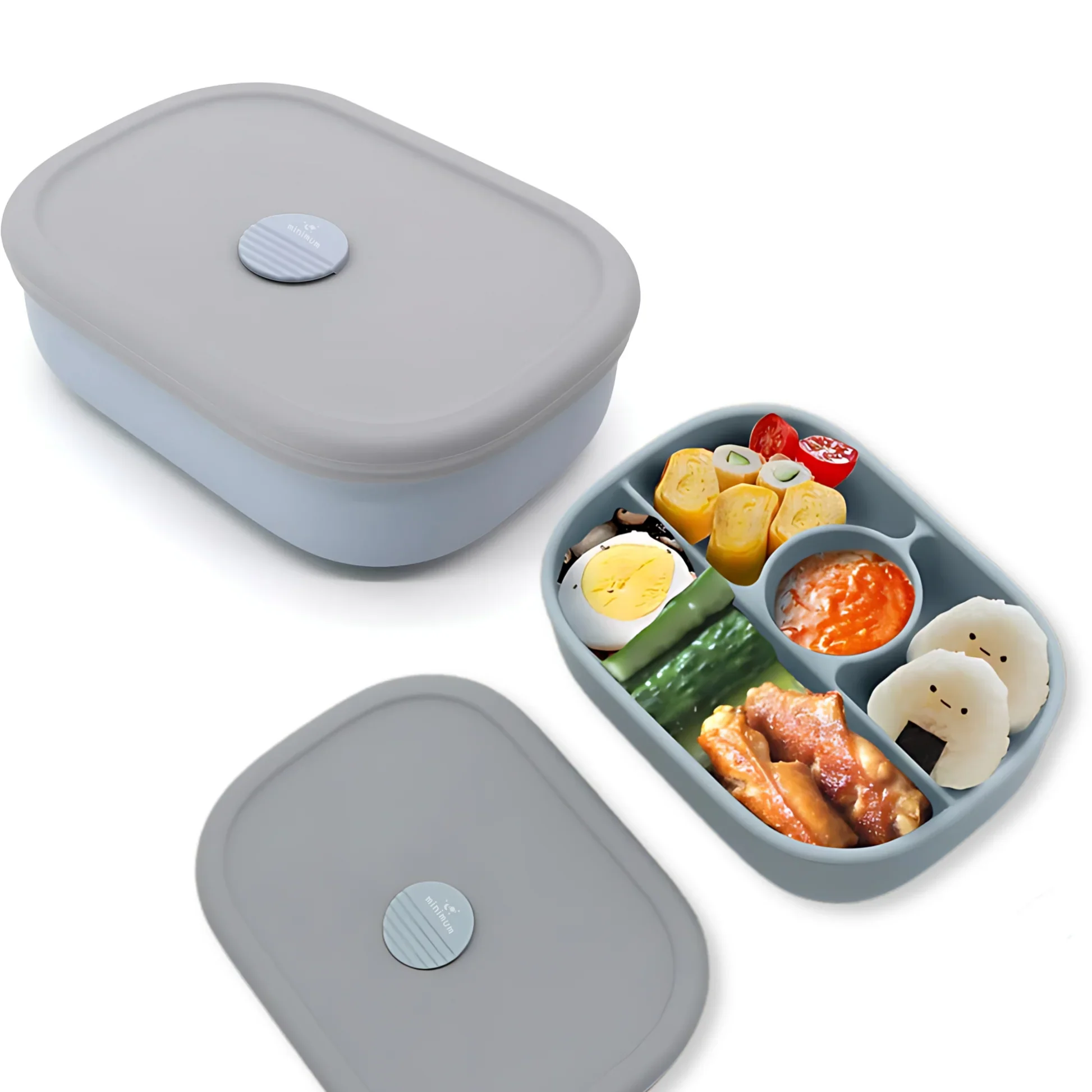 Силиконовая коробка для бенто