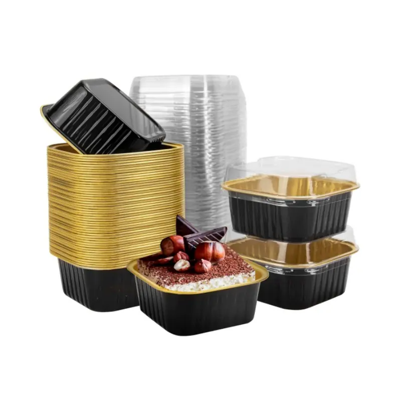 Square Baking Cups with Lids Wholesale