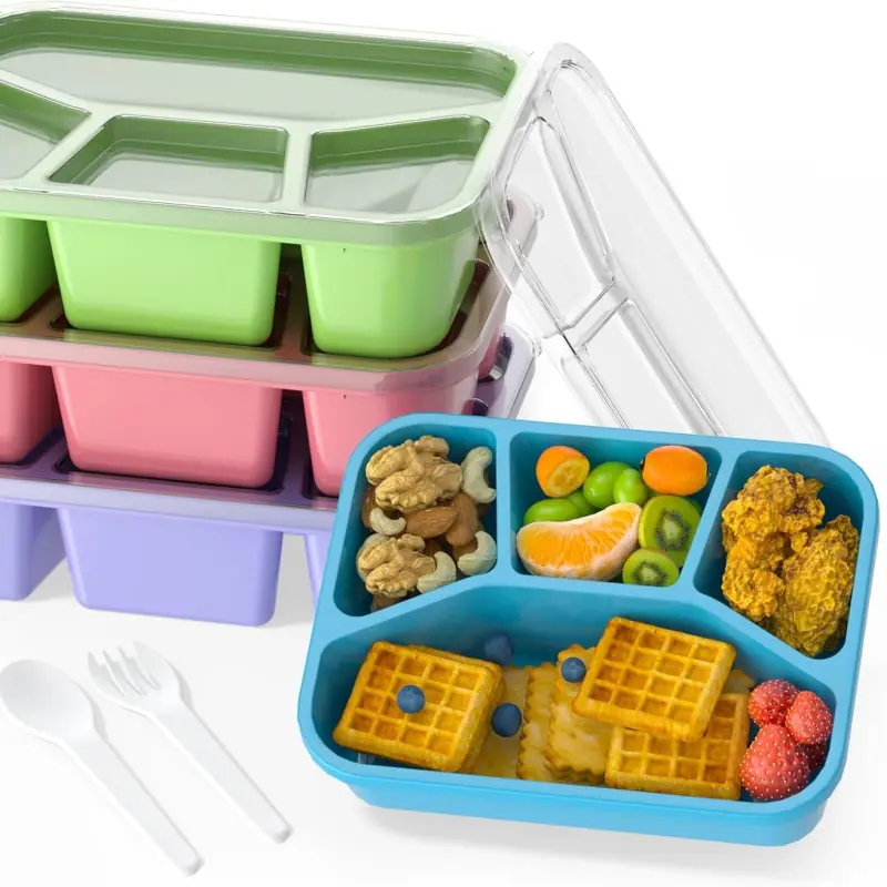 Bento Lunch Box and Snack Containers