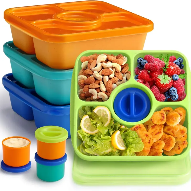 Bento Snack Box Containers for Adults Kids