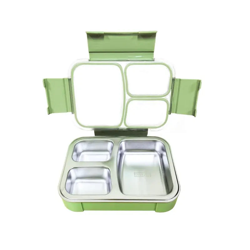 Stainless Steel Bento Box - 3 Compartment