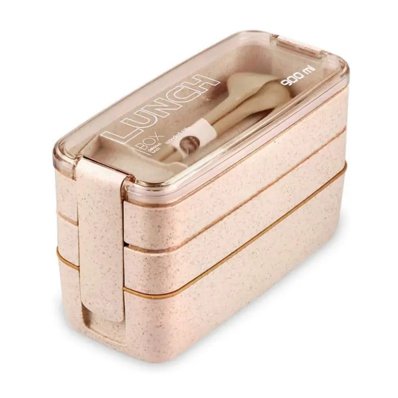 3-In-1 Compartment Lunch Box Wholesale