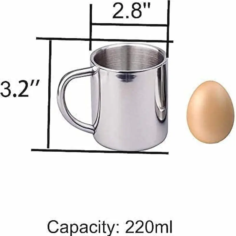 Double Walled Stainless Steel Mug with Handle Wholesaler