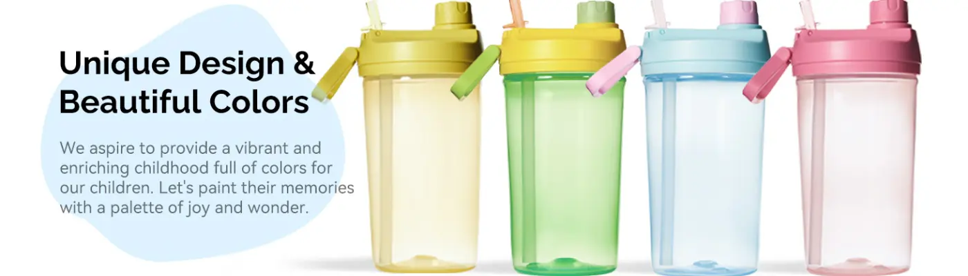 LEAK-PROOF DESIGN: Rest assured that our plastic kids' water bottles are 100% leak-proof when the lid is tightly closed, providing a mess-free experience for both you and your child. EASY TO USE: Featuring a one-handed open-and-close design with a straw that includes a small lever for effortless drinking, our leak-proof kids' water bottle is designed for convenience. You’ll never have to worry about losing the cap again, as it securely attaches to the lid. BPA-FREE AND SAFE MATERIAL: Our plastic water bottle is made from high-quality, non-toxic, and durable materials, ensuring your child's safety. Say goodbye to harmful chemicals with our kids' water bottle. PERFECT FOR KIDS: This larger water bottle for kids holds 12 ounces of liquid. It is made from sturdy, impact-resistant plastic. The bottle features two types of spouts suitable for hot and cold drinks. The straw is easily removable for simple cleaning. Additionally, the 180° rotatable handle makes it easy to carry, and the size fits perfectly in a backpack side pocket. AFTER-SALES SUPPORT: If you have any questions, feel free to contact us, and you’ll receive a prompt response within 24 hours. We are here to assist you with any further inquiries or support you may need. Thank you for choosing our toddler water bottle!