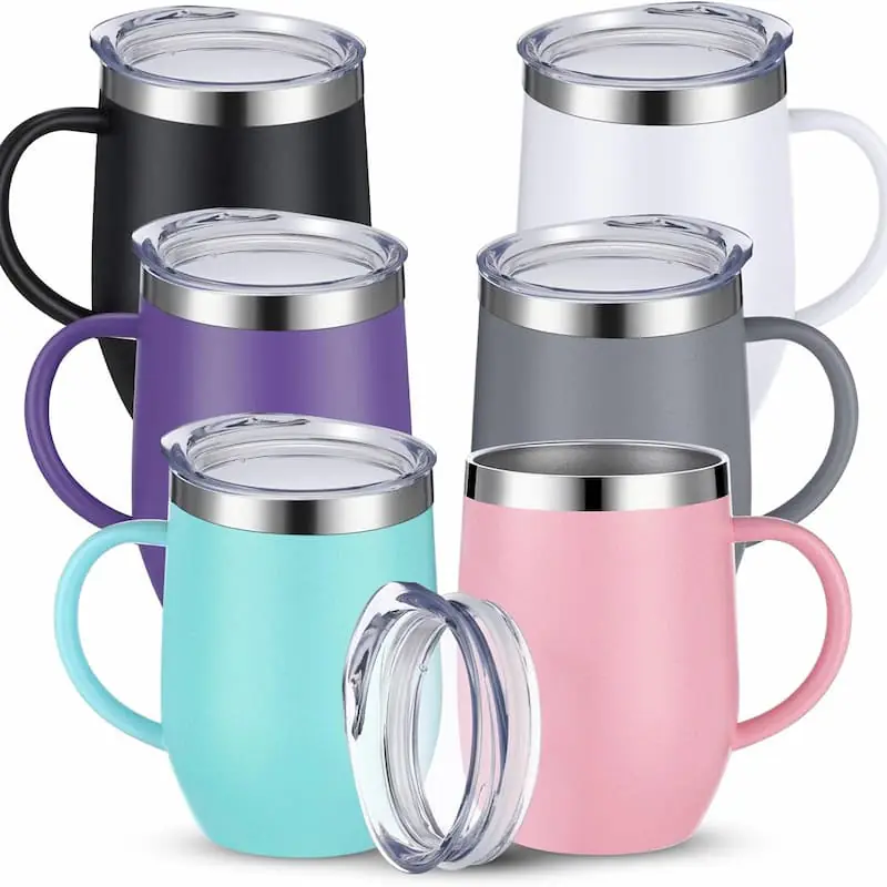 12oz Insulated Coffee Mug with Handle Wholesaler