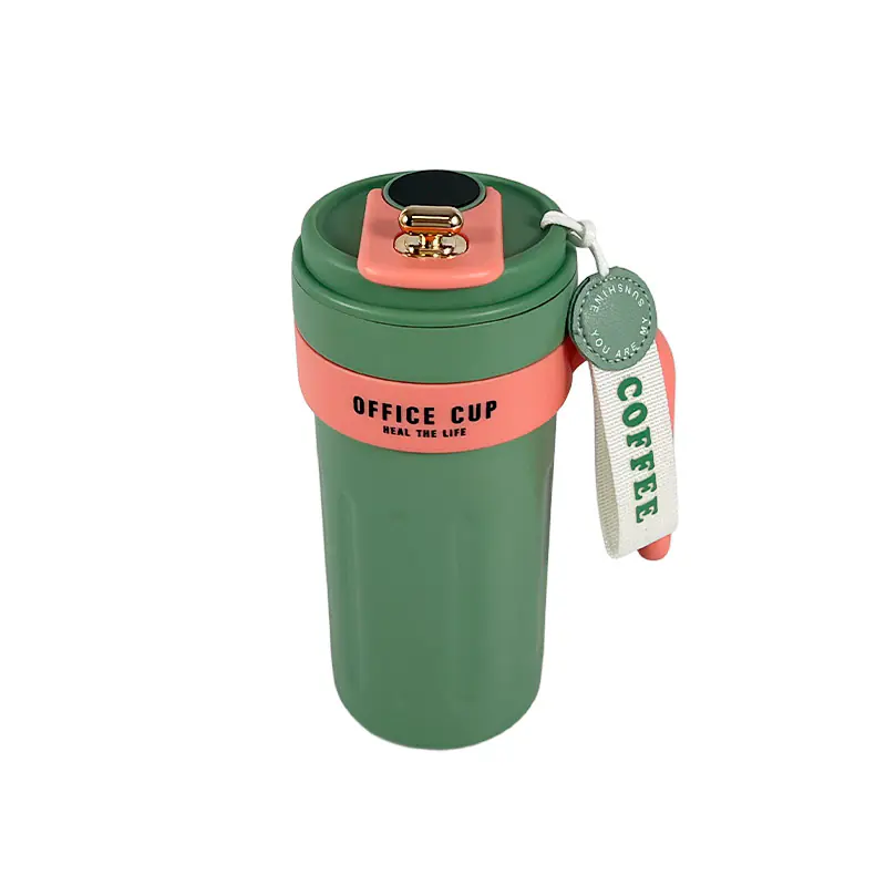 Stainless Steel Coffee Mug with Handle & Smart Lid Wholesale