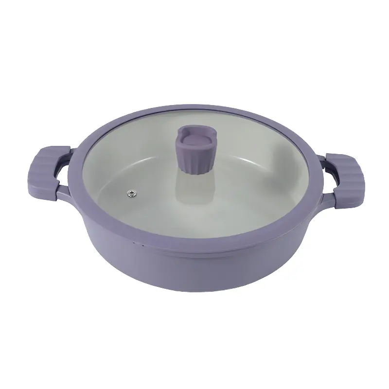 Die-cast aluminum 28cm Shallow Casserole with lid Wholesale (Copy)