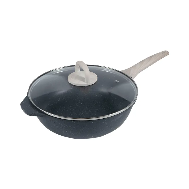 DIE-CAST ALUMINUM 28CM SAUTE PAN WITH LID Wholesale
