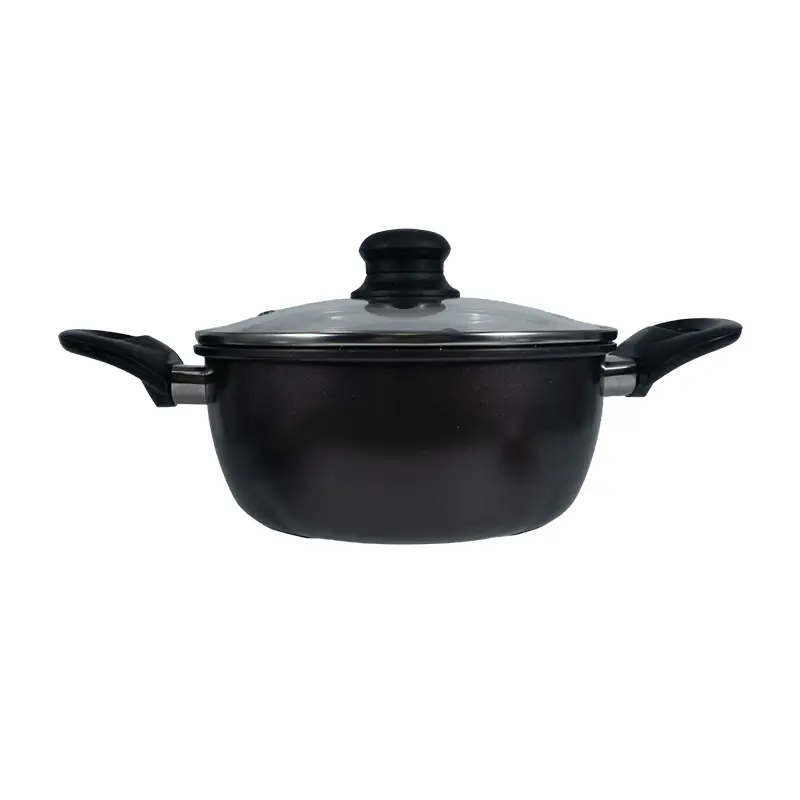 IRON 20CM CASSEROLE WITH LID