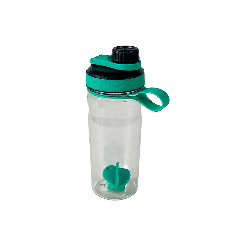 22oz Fitness Shaker Bottle with Mixer and Carry Loop Wholesale