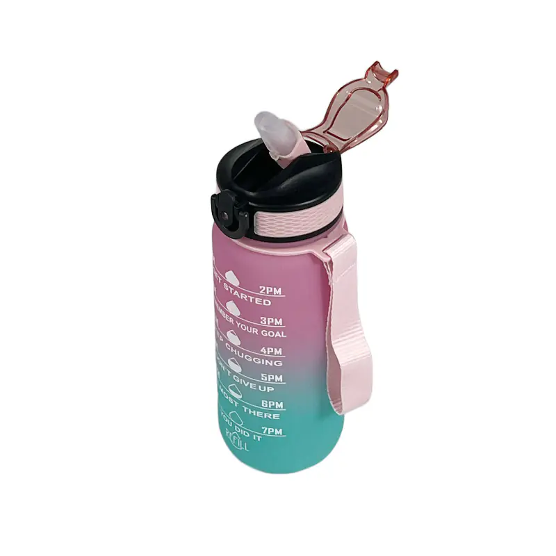 Plastic Water Bottle with Times