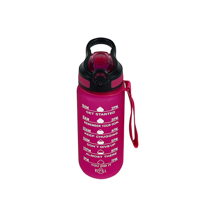 600ml Plastic Water Bottle with Times
