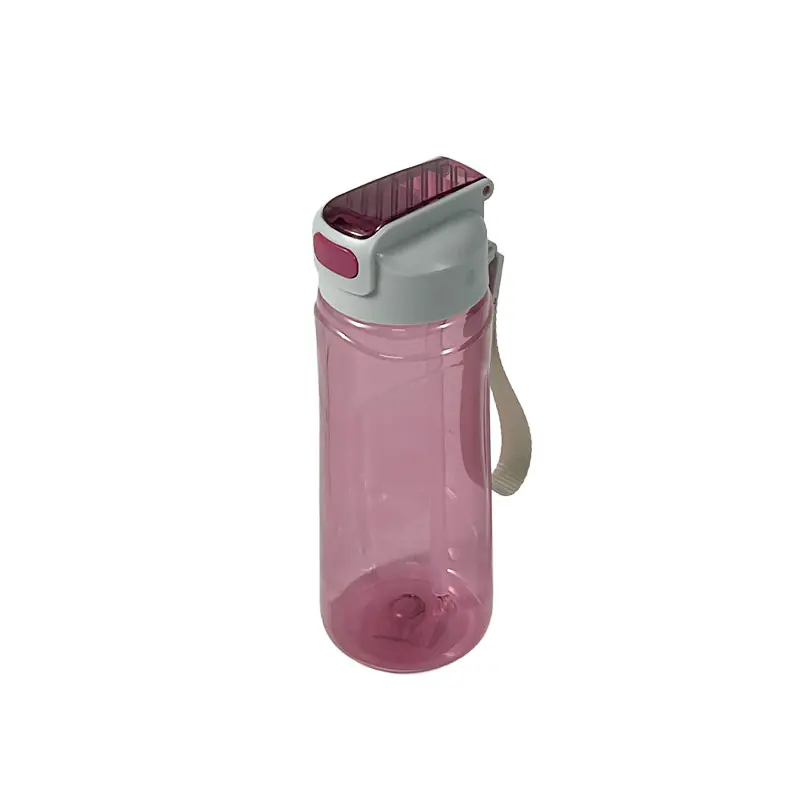 Plastic Water Bottle with Spill-Proof Lid