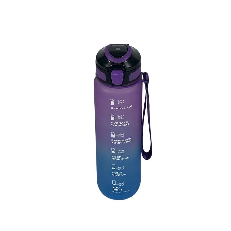 1L Plastic Water Bottle with Grip Straps Wholesale