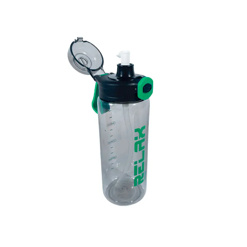 Plastic sports water bottle