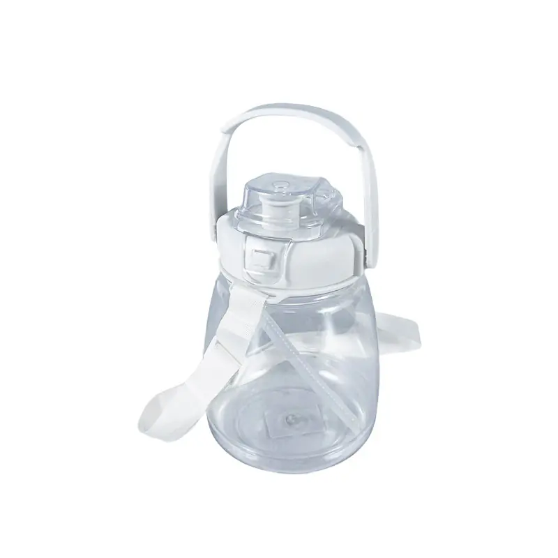 Bonita botella de agua con boca ancha