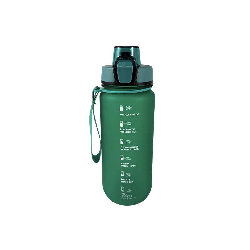 Proveedor de botellas de agua ecológicas con objetivos de hidratación marcados por tiempo