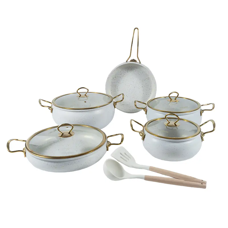 Pressed Aluminum Cookware Set Wholesale