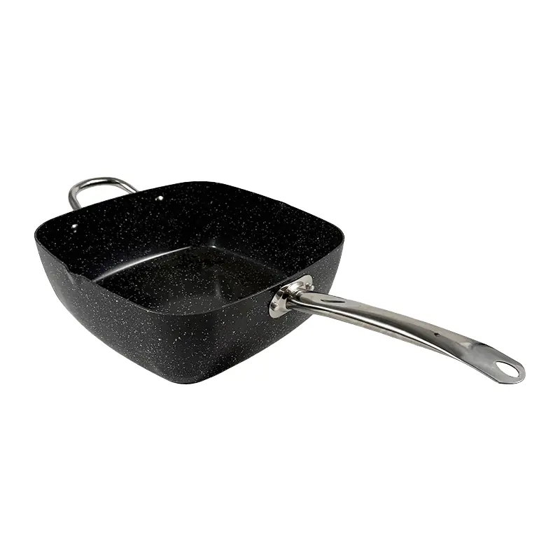Pressed 28cm Square Aluminum Stockpot without lid Wholesale