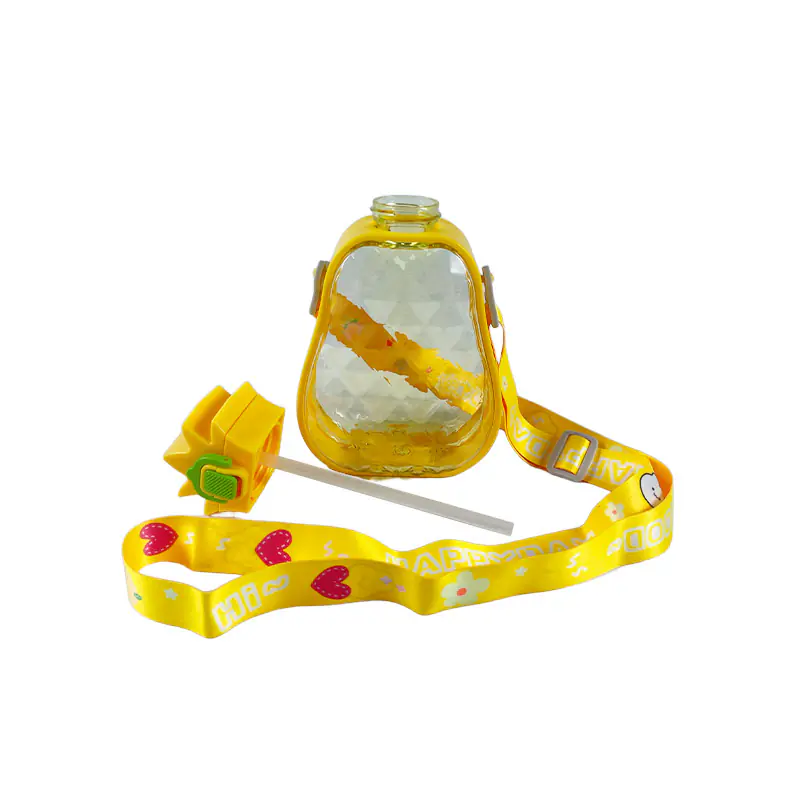 AU-BT0177 (2)-2025092310265443 Cute Pineapple - Shaped Kids' Water Bottle with Adjustable Strap Wholesale