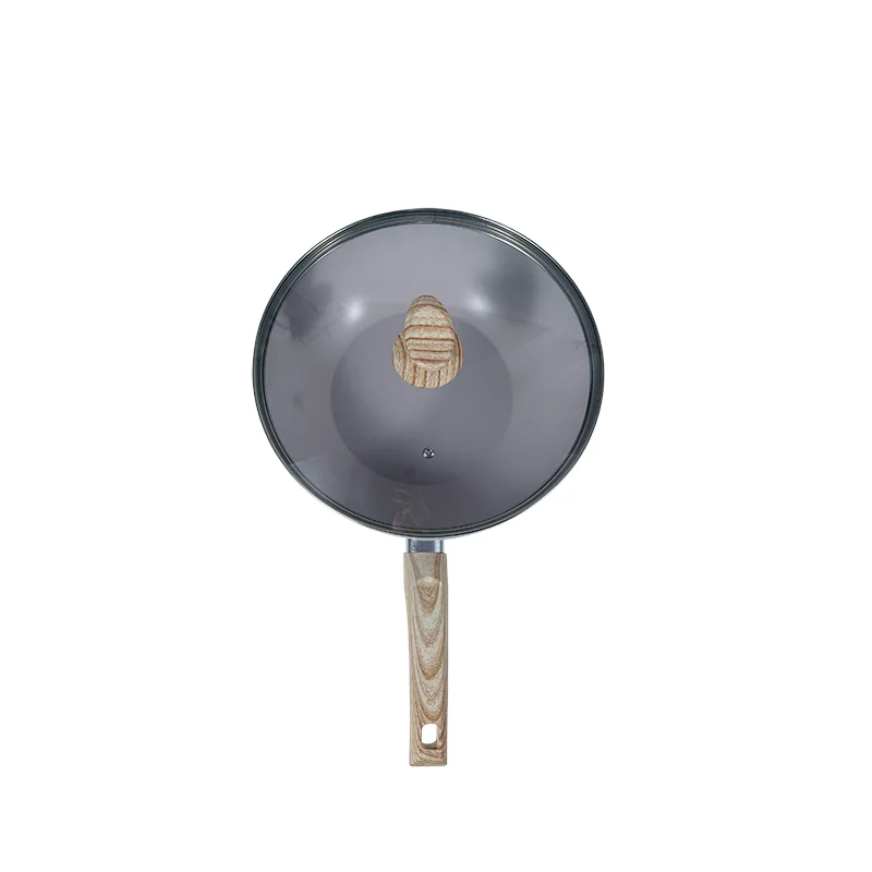 Efficient Wok with Glass Lid Wholesale Front