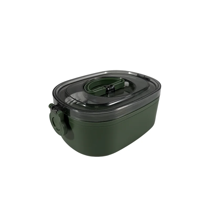 2-Compartment Lunch Box With Fork