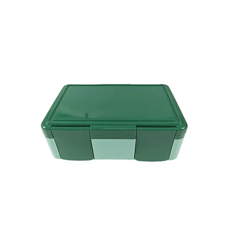 Stylish Green Bento Lunch Box with Utensils for Wholesale