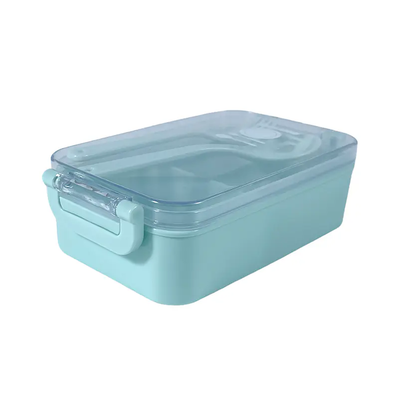 Chic Mint Green Lunch Box with Utensils for Wholesale