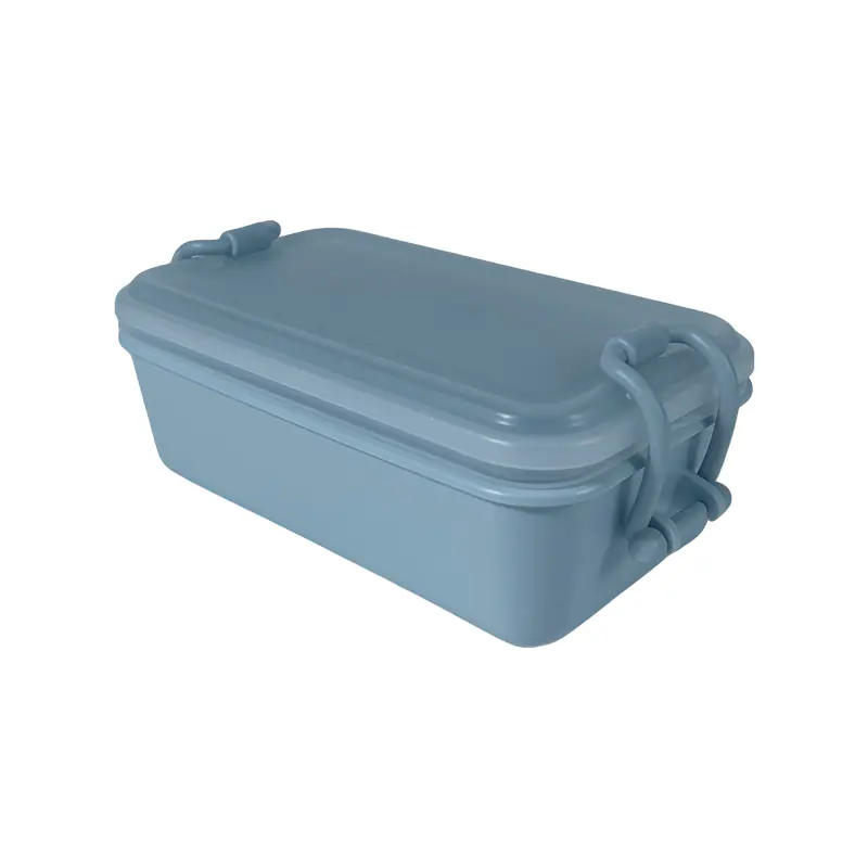 Elegant Light Blue Lunch Box with Divider for Wholesale