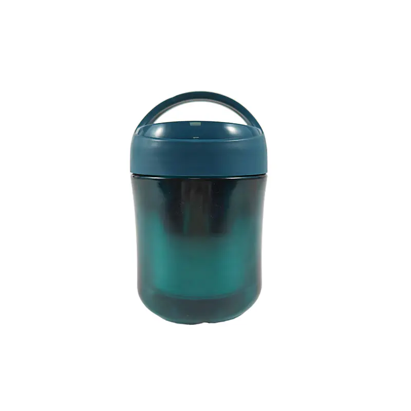 AU-LB0110 (5)-2025102106235244 Stylish Teal Insulated Food Jar with Spoon for Wholesale