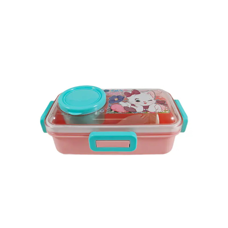 COLORFUL CARTOON SEALED LUNCH BOX