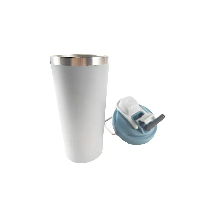 AU-BT0224(1)-2025111107361744 Minimalist White Stainless Steel Tumbler with Straw Lid for Wholesale