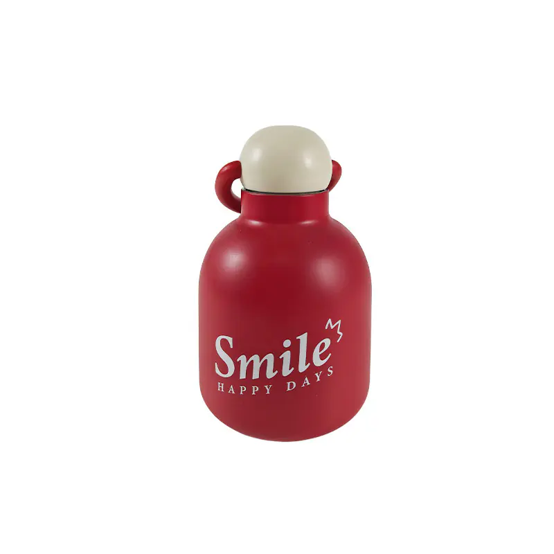 Cheerful Red Smile Water Bottle Wholesale-front
