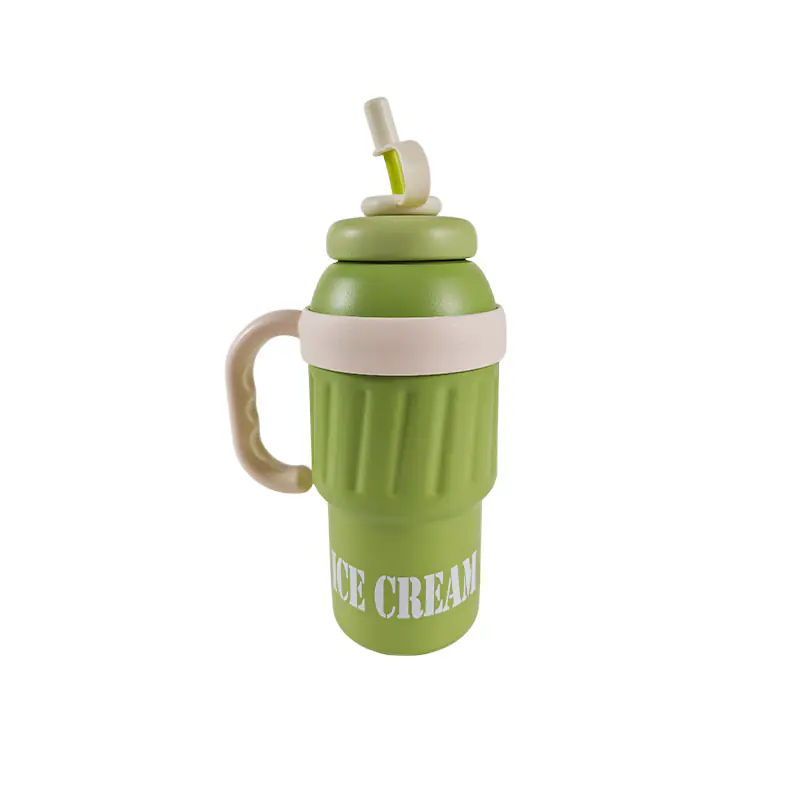 Fun Green Ice Cream Cup Supplier-front