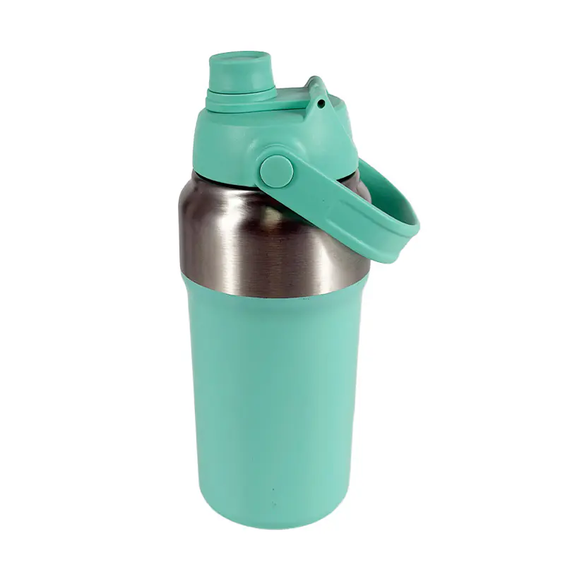 AU-BT0283 (2)-2025121103573843 Fresh Mint Green & Stainless Steel Water Bottle with Straw & Carry Handle for Wholesale