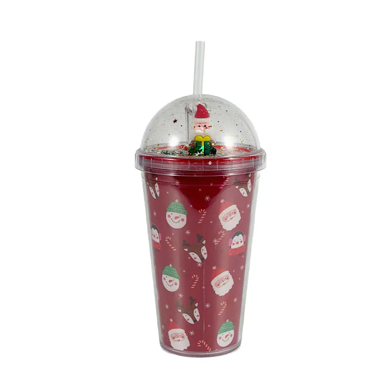 Christmas Snow Globe Tumbler Wholesale-front