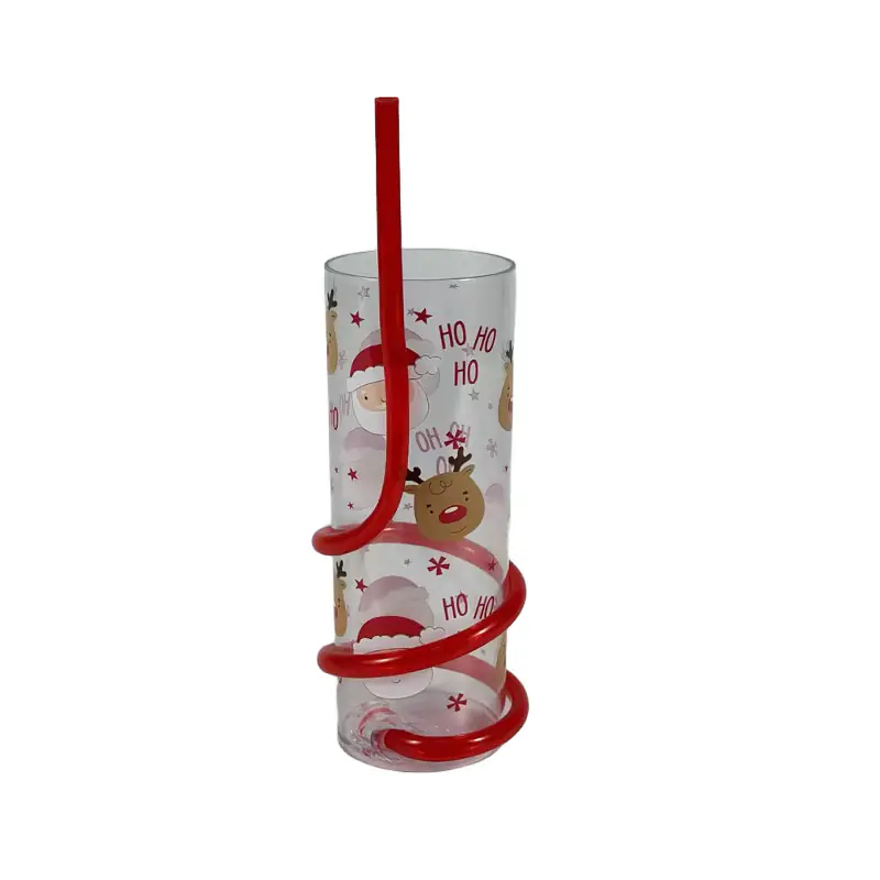 Christmas Spiral Straw Cup Wholesale-4
