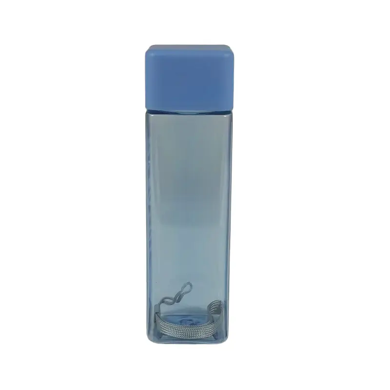 Square Plastic Water Bottle Wholesale-front-2