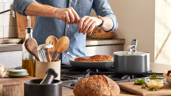 sauce pan and saute pan