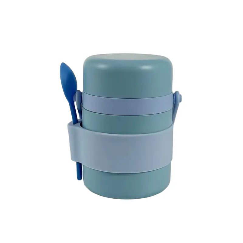 Fresh Mint Green Multi-Layer Stainless Steel Insulated Food Jar for Wholesale