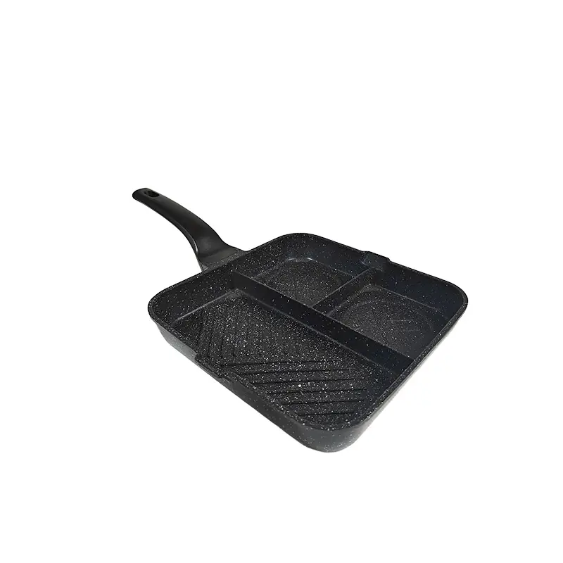AU-CW0179 (5)-2026010902365435 Stone Coated Sectioned Grill Pan Wholesale-1