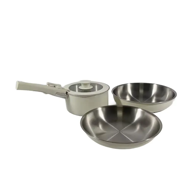 Detachable Cookware Set Supplier - Versatile Stainless Steel Options-1