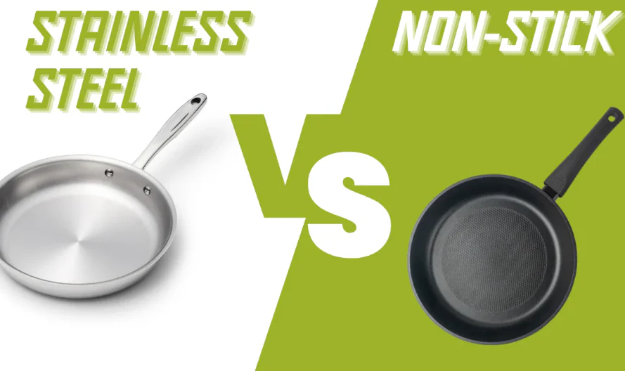 difference between non stick and stainless steel